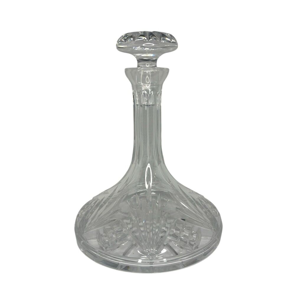 Crystal Decanter | Ships Carafe | Mushroom Stopper |